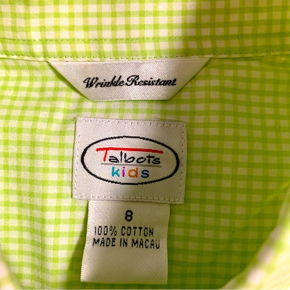 Kids Talbots | Shirts & Tops | Talbots Boys Gingham Buttons Down | Poshmark